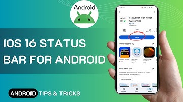iOS 16 Status Bar For Android 🍎
