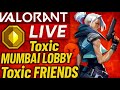 Playing Valorant with Toxic Friends | #Valorantlive #rankup
