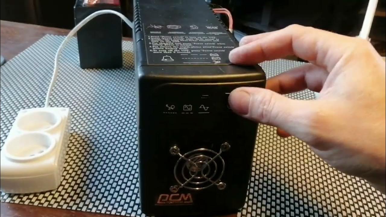 Отключение режима Green Mode Powercom BNT 400a - YouTube