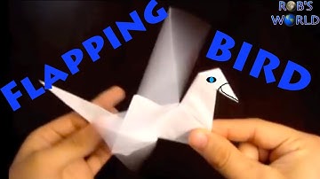 How to Make an Origami Flapping Bird - Rob