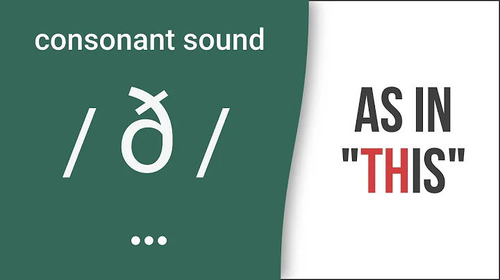 'TH': Consonant Sound / ð / as in "this"- American English Pronunciation