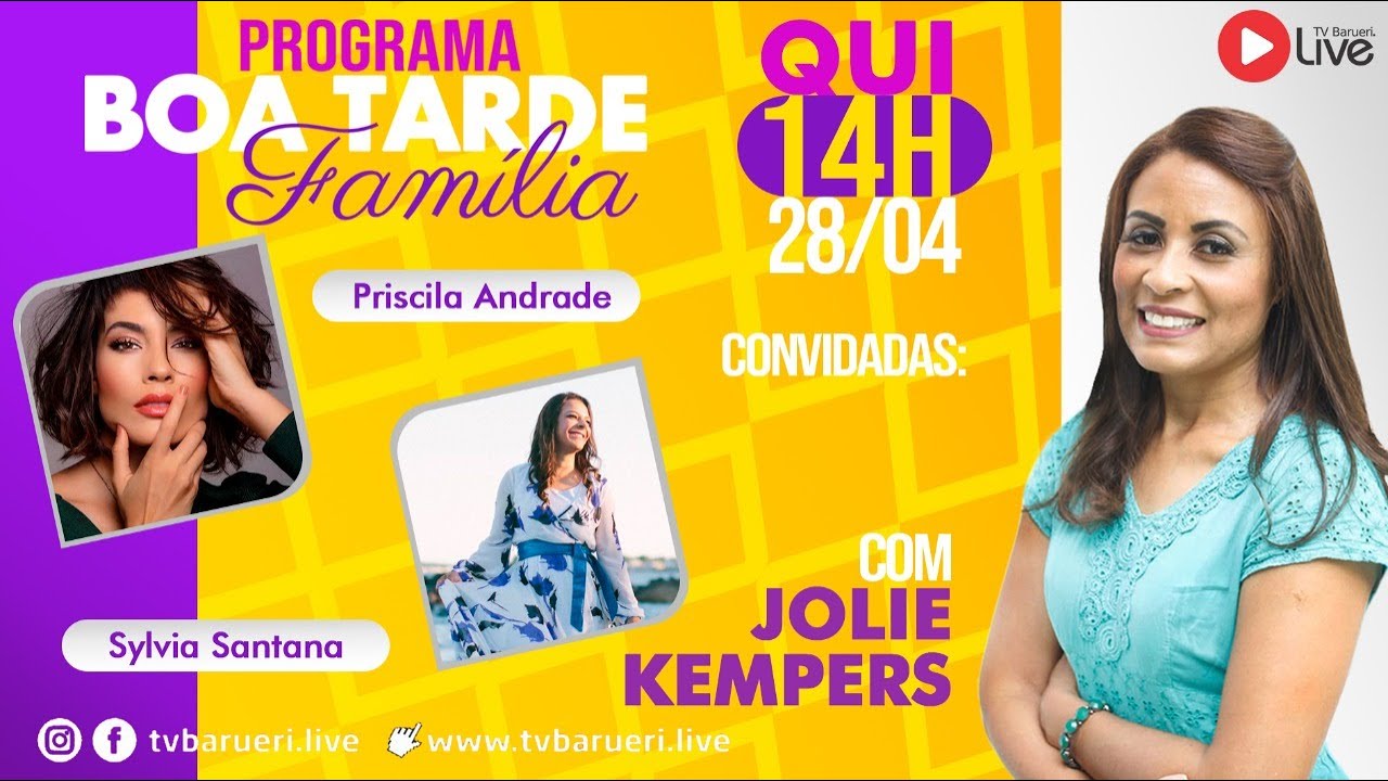 Sylvia Santana E Priscila Andrade | Boa Tarde & Família
