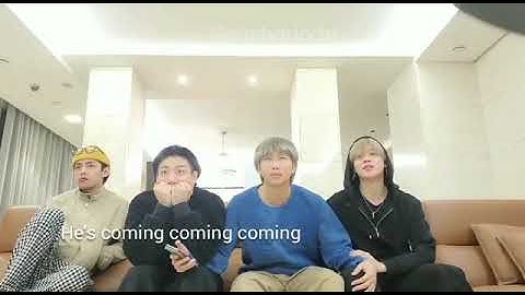BTS reaction of TAEJIN KISS in RUN BTS ep 128