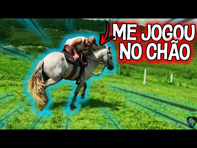 CAVALO PULANDO sem CABRESTO * Caiu? 