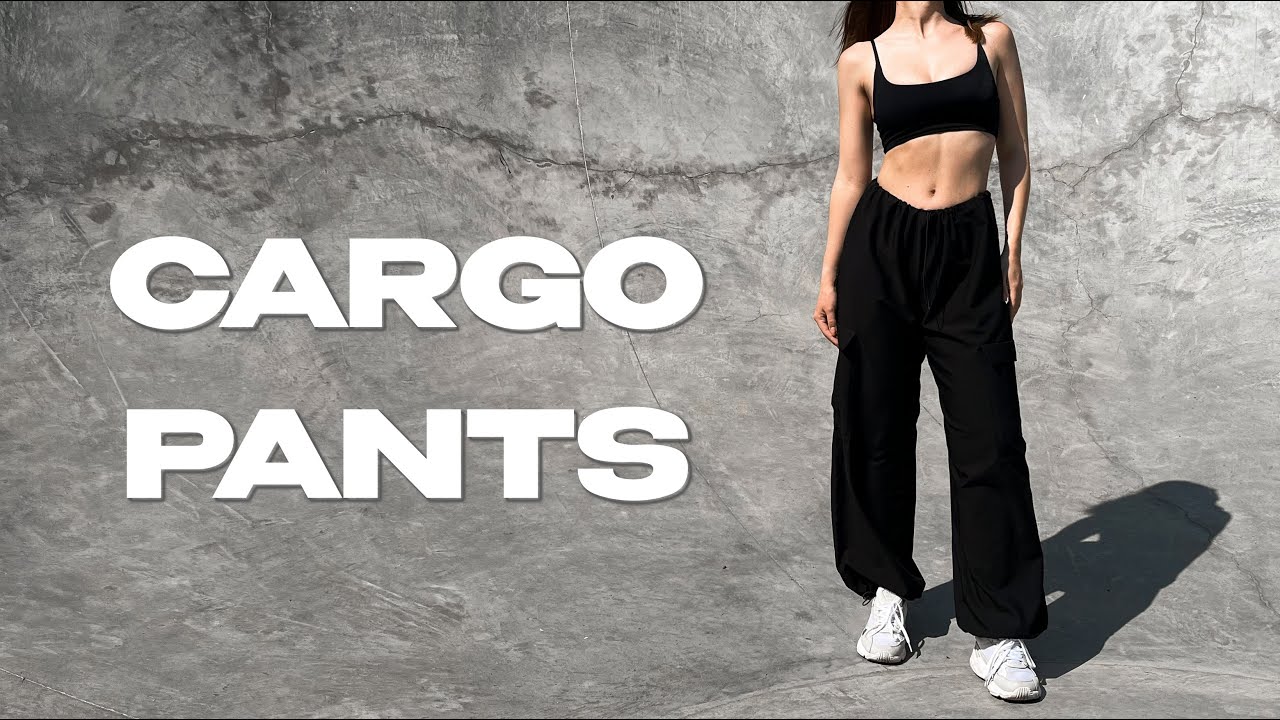 DIY Cargo Pants | Parachute Pants + PATTERN - YouTube