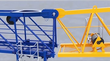 Tower crane installation tutorial