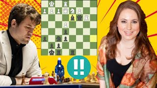 Perfect chess game 25 | Judit Polgar vs Magnus Carlsen 2