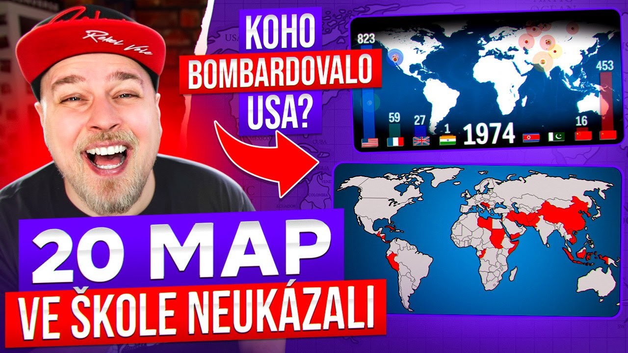 20 MAP KTERÝ TI VE ŠKOLE NIKDY NEUKÁZALI 21