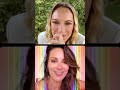 Danielle Savre with Stefania Spampinato Instagram Live | June 04, 2021