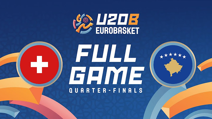 Quarter-Finals | Switzerland v Kosovo | Full Basketball Game | FIBA U20 EuroBasket 2025 Division B