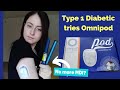 Type 1 Diabetic tries Omnipod Insulin Pump (MDI user)