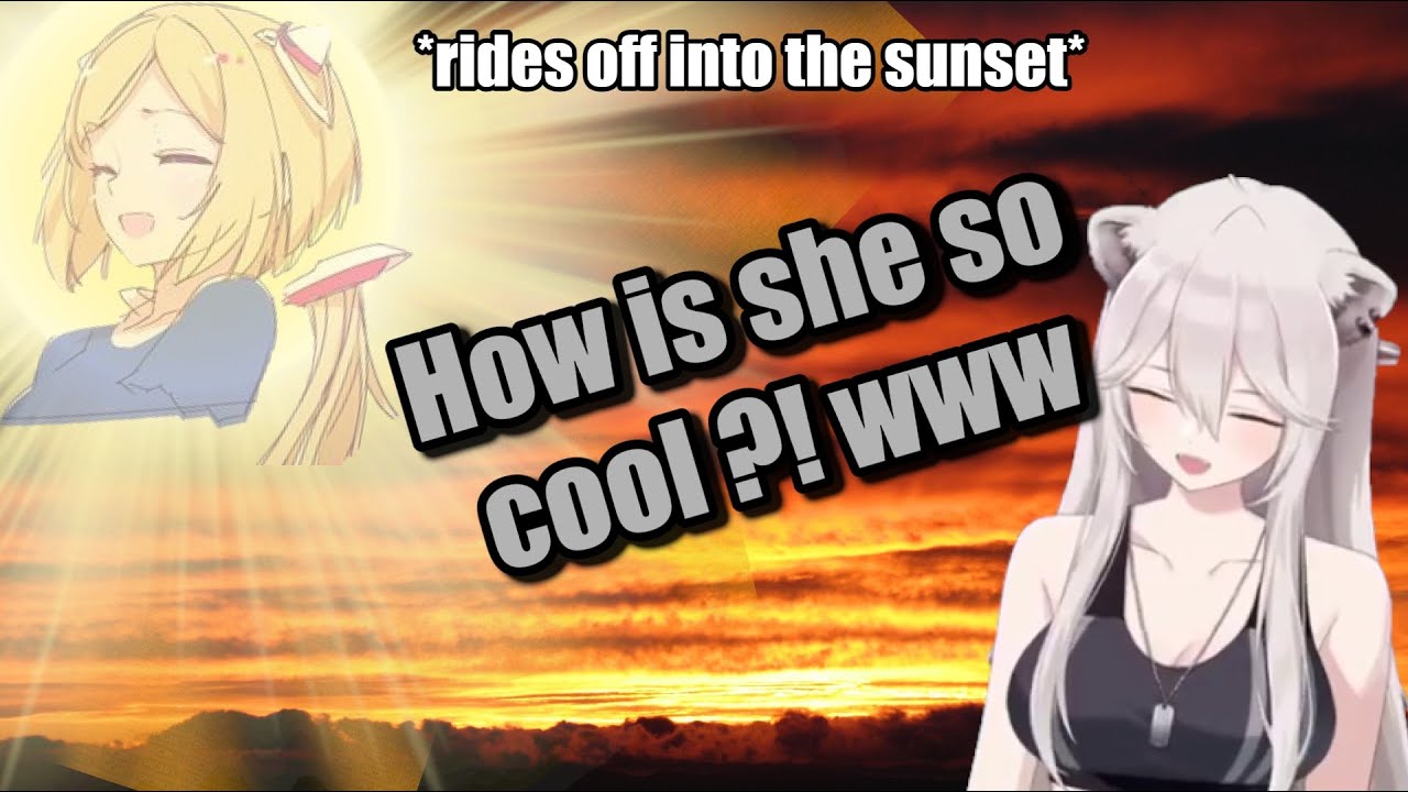 [Hololive] Botan wonders at how cool Akirose is in ARK