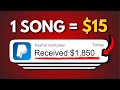 Get paid 1850 listening to music  how to make money online