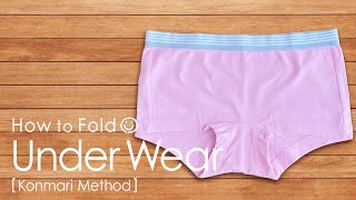 KonMari Method] How to fold Under wear -English edition- 