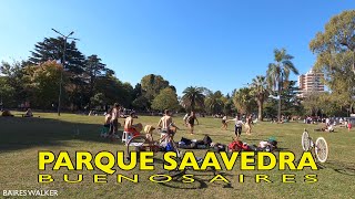 [4K] Buenos Aires Walk - Parque Saavedra / Avenida García del Río - Buenos Aires - Argentina