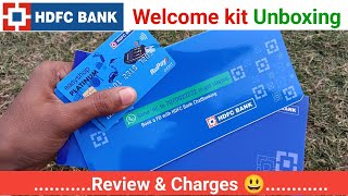 HDFC welcome kit unboxing & Review | Annual charges - 2024