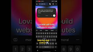 Website building is beginner friendly and it's an easy side hustle #lovablepartner