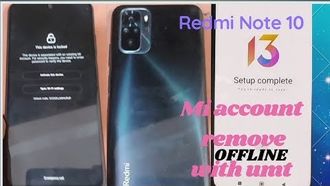 Redmi note 10 Mi account remove umt Dongle 100% working and first my video on Youtube