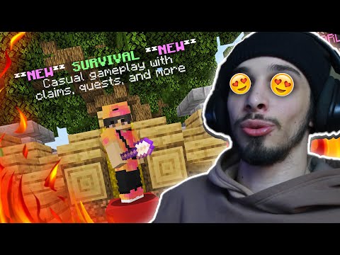 HARDCORE მალე იქნება!😂 Minecraft SURVIVAL ჩემს სერვერზე 🔴