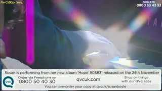 Susan Boyle ~ &quot;You Raise Me Up&quot; ~ Breast Cancer Care fund raiser (QVC-UK 13 Oct 14)