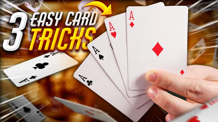 3 EASY CARD TRICKS Anyone Can LEARN In Just 5 MINUTES!!