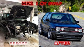 MK2 Golf 1.8t Swap in 5 Minutes