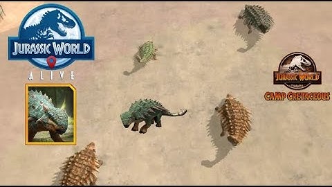 Tiny Bumpy & Anky Army!!! ( Jurassic World Alive 2.7 )