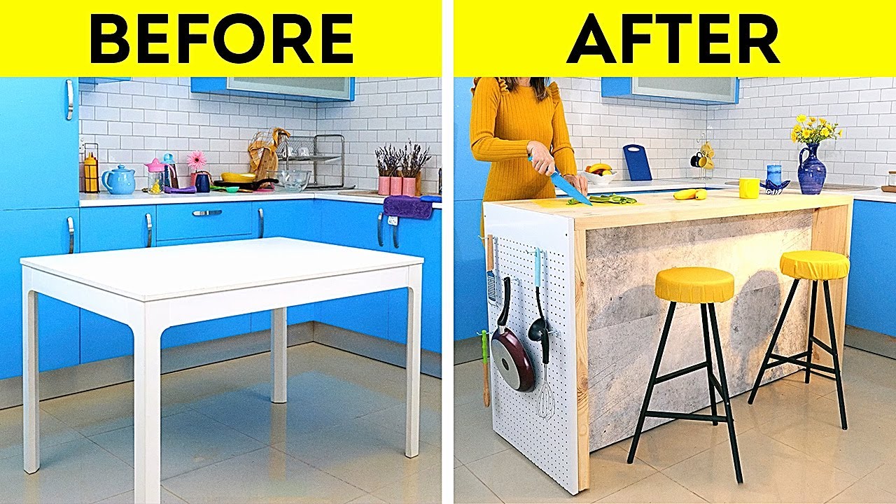 INCREDIBLE KITCHEN RENOVATION BY 5-MINUTE DECOR
