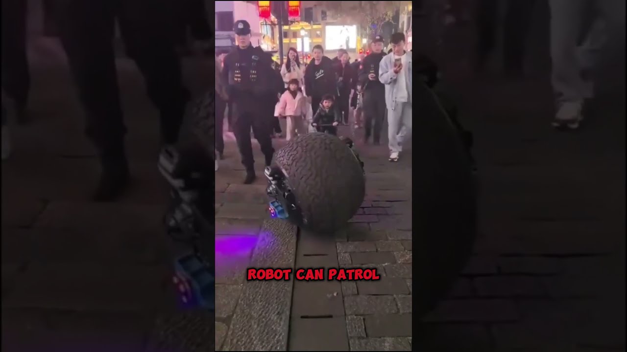 China S INSANE Robot Police Ball Criminals Beware Shorts