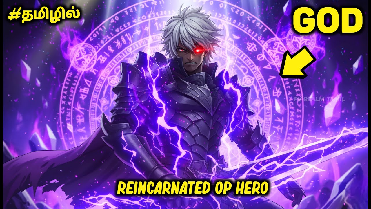 Useless Hero Reincarnated With Overpowered Evil God Powers | Anime in Tamil