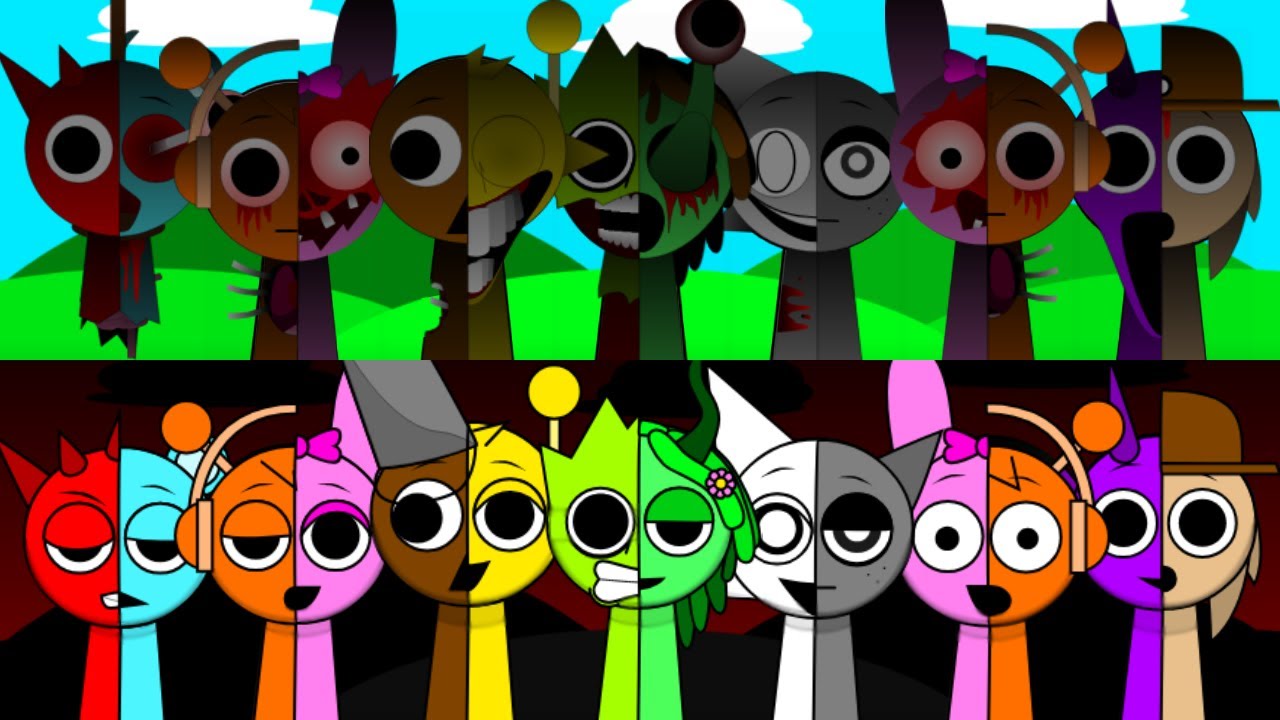 Sprunki ROLES Swap HALF But PHASES Swapped