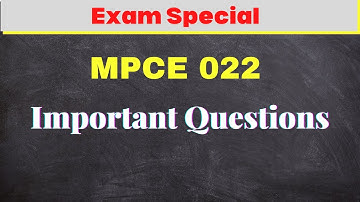 Important Questions  | MPCE 022 | Assessment In Counselling And Guidance | IGNOU