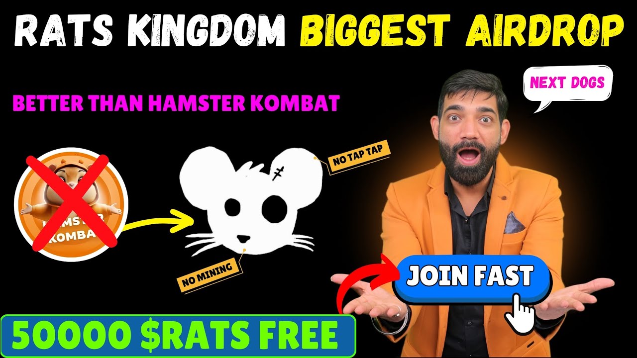 50000 Rats HAMSTER KOMBAT | Rats Kingdom Telegram Bot | Rats Kingdom Airdrop 50000 ...