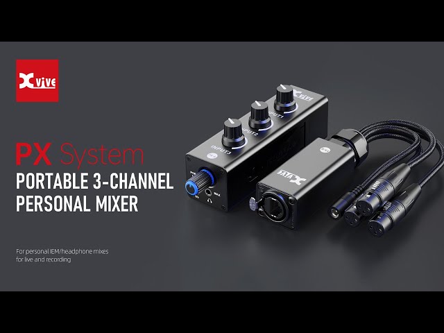 Компактний персональний 3-канальний мікшер XVIVE PX System