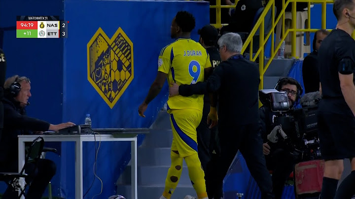 Jhon Duran Tonight Sent Off with Al Nassr vs Al Ettifaq | 1080i HD
