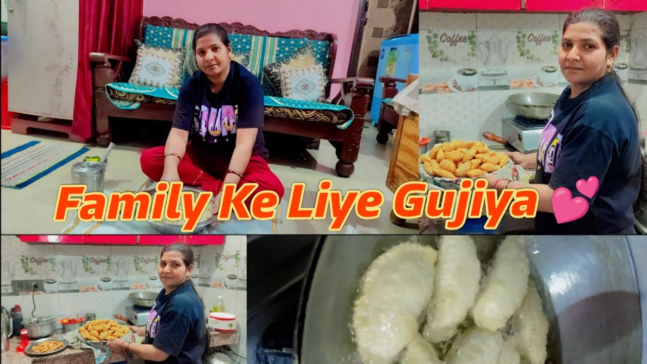 Family Ke Liye Banai Holi Ki Gujiya 🫟✨😋