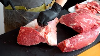 【肉磨きASMR】牛のお尻の肉をツルツルにするだけの動画