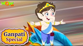 gadget guru ganesha ganesha in the mall ganpati special 09 cartoon for kids wow kidz