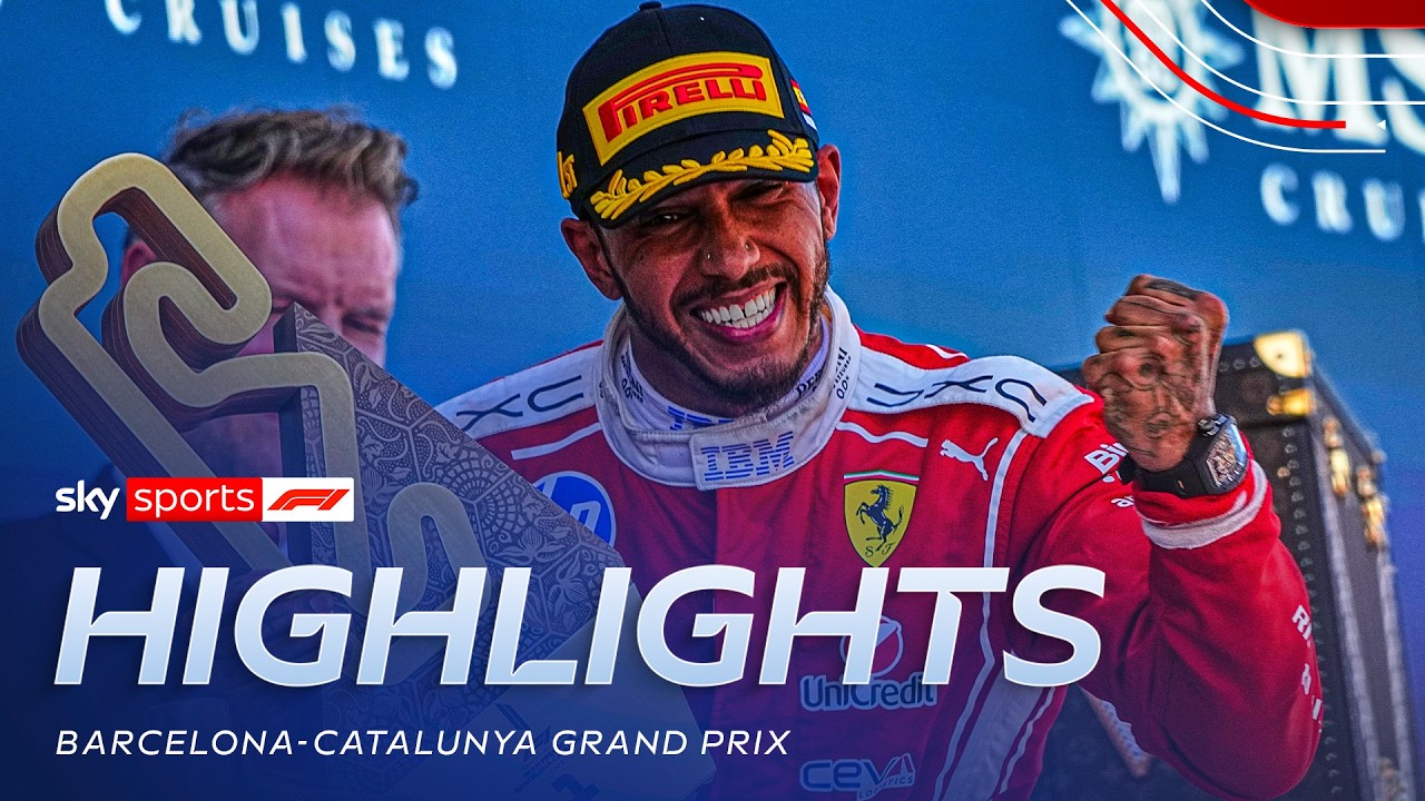 Hamilton claims special first Ferrari GP win! | Barcelona Grand Prix Extended Highlights | F1 2026