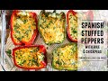 Irresistible Spanish Stuffed Peppers with Rice & Chickpeas