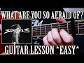 How to Play "what are you so afraid of" by XXXTentacion on Guitar *EASY*