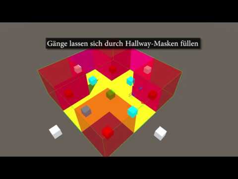 Chunk based, procedural Generation of Indoor-Levels in Unity