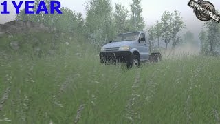 Spintires I 1Year I Map Mod I Uaz Simba I PC Gameplay screenshot 4