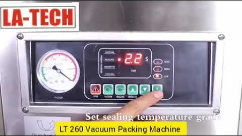 LATECH VACUUM PACKING MACHINE .