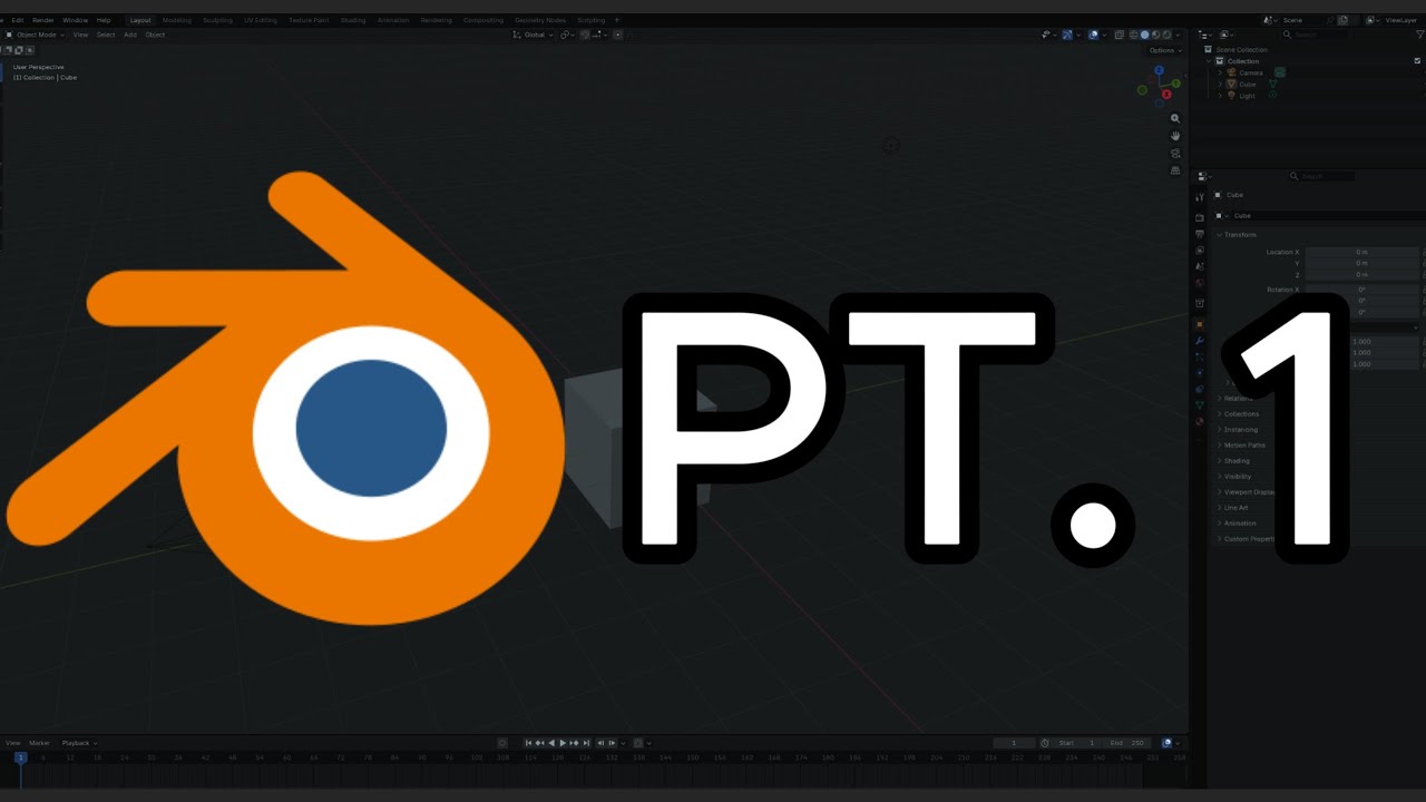 Blender Modeling Tutorial - Pt. 1 Vocabulary