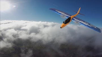 Twin engine LIDL Glider FPV - Cloud Surfing!