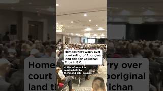 Homeowners worry over court ruling of Aboriginal land title for Cowichan Tribe in B.C.