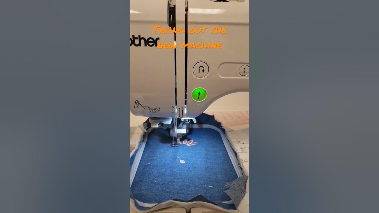 Watch Me Try My New Brother Embroidery Machine SE630 for my Small
