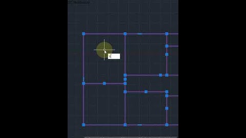 the best way to creating walls in autocad #shorts