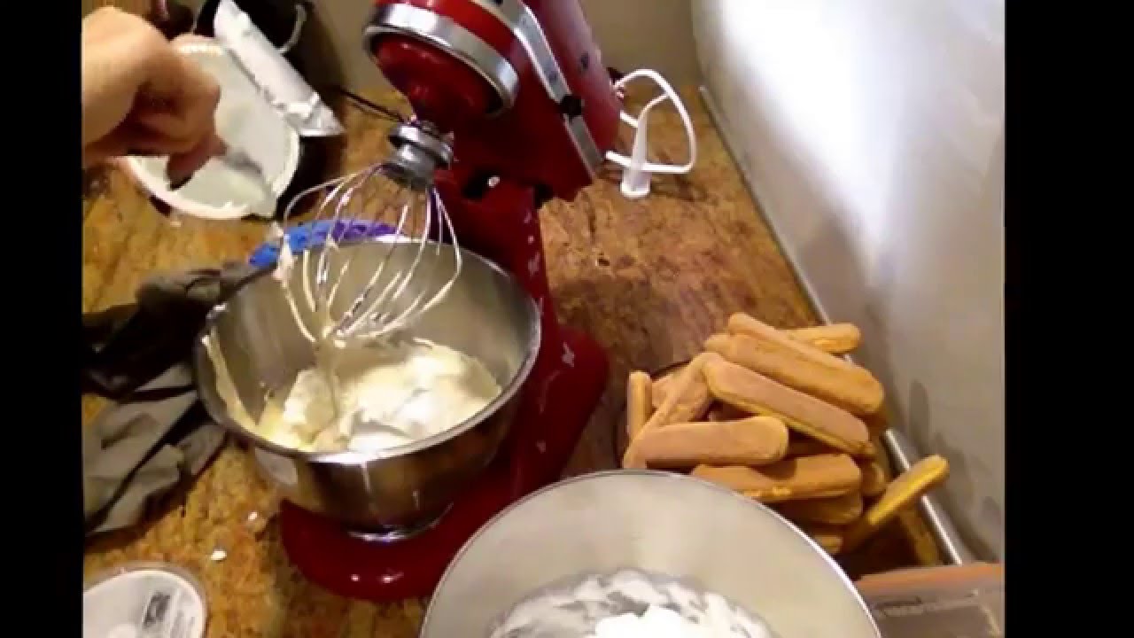 Tiramisu' con impastatrice kitchenaid